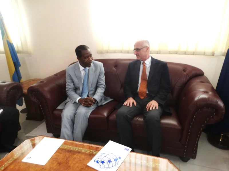 Gabon-UE / Elections à venir: Les aspects sécuritaires discutés entre Mathias Otounga Ossibadjouo et Helmut Kulitz
