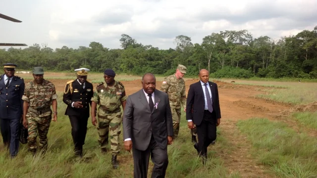 Coopération militaire/Central Accord 2016 : Ali Bongo Ondimba sur le site des manœuvres