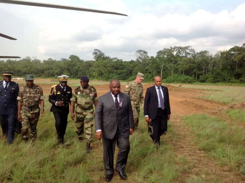 Coopération militaire/Central Accord 2016 : Ali Bongo Ondimba sur le site des manœuvres