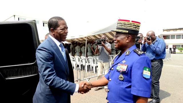 Gendarmerie Nationale/Repas de corps : Tradition respectée en présence de Mathias Otounga Ossibadjouo