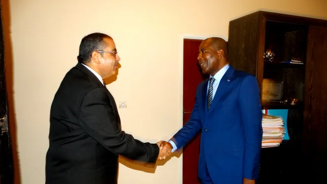 Coopération Egypte-Gabon : Les civilités de S.E : Hisham Fathy Mostafa à Mathias Otounga Ossibadjouo